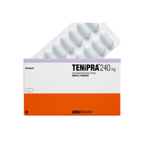 Тенипра Tenipra (диметилфумарат) капсулы 240 мг №56