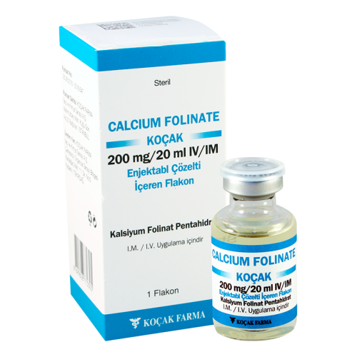 Кальция фолинат Calcium folinate раствор 200 мг/ 20 мл флакон №1