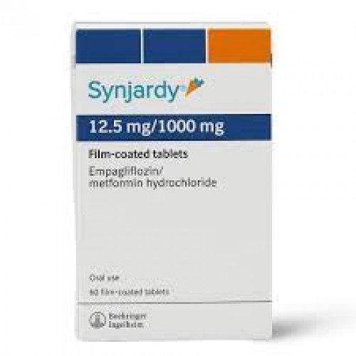 Синджарди Synjardy (метформин, эмпаглифлозин) таблетки 1000/12,5мг №60