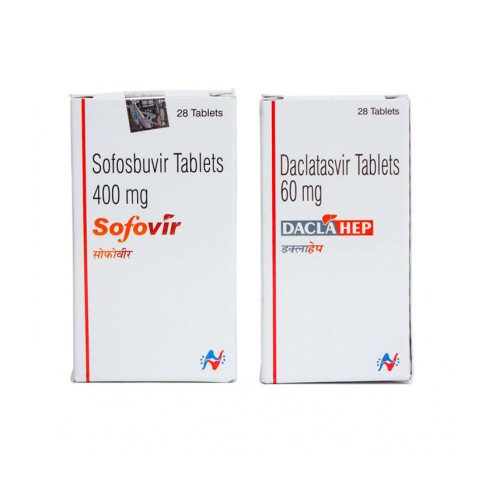 Софовир и Даклахеп Sofovir + Daclahep (Софосбувир 400 мг + Даклатасвир 60 мг) №28