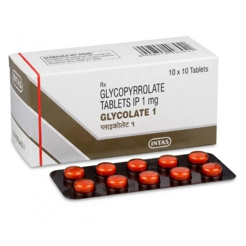 Гликолат Glycolate (Гликопирролат) таблетки 1 мг №100