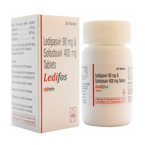 Ледифос Ledifos (Софосбувир 400 мг + Ледипасвир 90 мг) №28