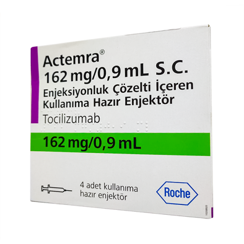 Актемра Actemra (тоцилизумаб) раствор для инъекций 162 мг/0.9 мл №4