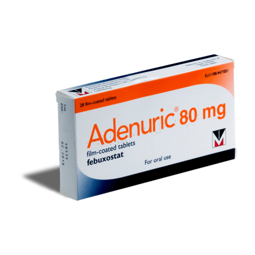 Аденурик Adenuric (фебуксостат) таблетки 80 мг №28