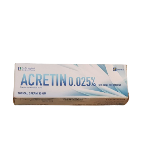 Акретин Acretin 0,025% крем 30г №1